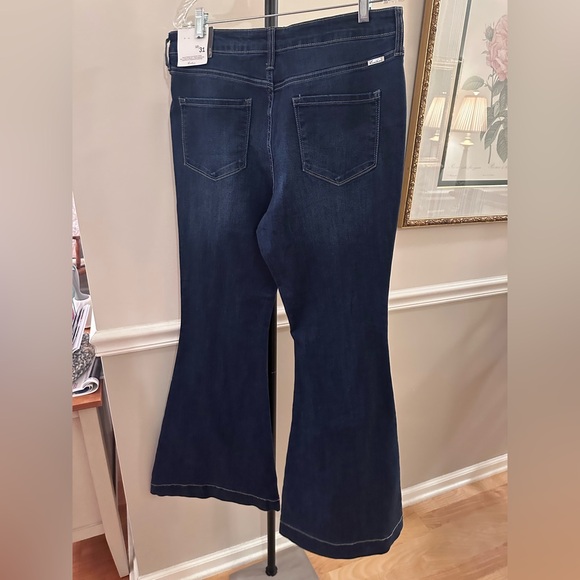 KanCan Midnight Blue Flare Jeans - Picture 2 of 9
